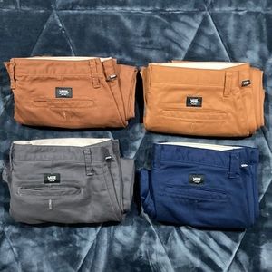 Vans Authentic Chino Stretch pants (lot of 4)